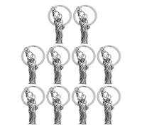 CLISPEED Statue of Liberty Patriotic Keychains 10Pcs Metal Souvenirs for Independence Day Party Favors Usa National Celebration Accessories