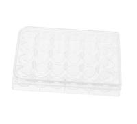 CLISPEED Sterile Tissue Culture Plate with Lid Reaction Tray for Laboratory Experiments Versatile Cell Growth Dish for Scientific Research