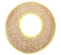 CLISPEED Straw Visor Hard Hat Sun Shade Breathable Wide Brim Sun Visor Cover for Outdoor Workers Gardening Construction UV Protection Random Color
