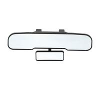 CLISPEED Sturdy Rear View Mirror for Car with Non-distorted Images and Firmly Installed Design, Plastic and Glass Material Interior Rearview Mirror Suitable for Most Vehicles