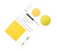 CLISPEED Sun Earth Moon Orbital Model Educational Kit Astronomy Science Project for Demonstrates Planetary Movement Engaging Learning Tool for Home and Classroom Activities Random Color
