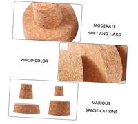 CLISPEED Tapered Wine Bottle Stoppers Cork Plugs for Airtight Seal Prevent Taste Changes from Air Leakage Reusable Wine Stopper Accessories for Bottles