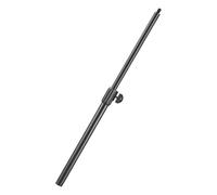 CLISPEED Telescopic Mic Boom Pole Arm with 3/8 Inch Screw Head Adapter, Black Iron Construction, Adjustable Length and Height for Professional Microphone Stands and Recording Setups