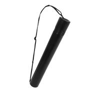 CLISPEED Telescoping Storage Tube with Strap Black Adjustable Drawing and Poster Scroll Holder Portable Blueprint Organizer for Artists and Designers