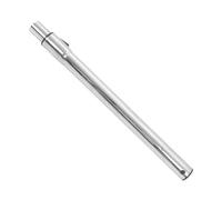 CLISPEED Telescoping Suction Pipe Vacuum Cleaner Accessory Tools 32mm Chrome-Plated Iron Silver Heavy-Duty Telescopic Handle for Cleaning Walls and Tight Corners