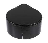 CLISPEED Three Seasoning Box for Cocktails Salt and Sugar Storage Dispenser Bartender Tool for Home Kitchen Restaurant Outdoor Picnic Use Black