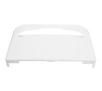CLISPEED Toilet Seat Cover Dispenser, Wall Mounted with Large Capacity Storage Easy to Install and Assemble, Modern Minimalist Design for Bathroom Use