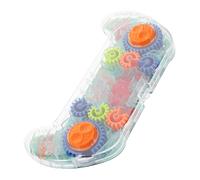 CLISPEED Transparent Gear Maze Puzzle for Interactive Brain Teaser with Gears and Rolling Ball Enhances Cognitive Skills Logical Thinking and Spatial Awareness Montessori Educational Game