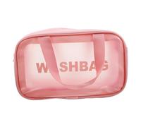 CLISPEED Travel Toiletry Bag Portable Cosmetic Organizer with Dry Wet Separation Stylish Compact Travel Wash Bag for Ladies for Gym Daily Use