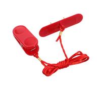 CLISPEED Treadmill Emergency Stop Key Dual Insert Safety Switch Lock Fitness Equipment Replacement Part Plastic Copper for Running Machine Security