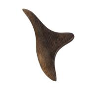 CLISPEED Trident Shaped Verawood Massage Board Natural Wooden Spa Scraping Tool for Acupuncture and Body Therapy with Smooth Polished Edges Traditional Chinese Design