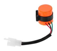 CLISPEED turn flasher relay 3 pin electronic flasher relay for motorcycle ATV 12V plastic with audible beeper for beach skateboard and