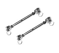 CLISPEED Turnbuckle Rigging Screw Pcs Stainless Steel Turnbuckle for Wire Rope Tension Adjustment