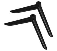 CLISPEED TV Stand Legs Replacement Set for 32-40 Inch Televisions, Plastic Single-Hole Base with Screws, Universal Support Bracket for Bedroom TV Units and Desktop Installation