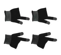 CLISPEED Two-finger Touch Screen Gaming Gloves Carbon Fibre 2 Pair Black
