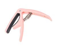 CLISPEED Ukulele Acoustic Guitar Capo Spring Loaded Abs Clamp for Folk and Country Music Lightweight Pink Secure Grip for Easy One Handed Tuning and Chord Shaping