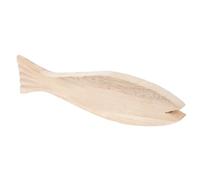 CLISPEED Unfinished Wooden Fish Decor Cutout for Home Decor and School Craft Classes, Handmade DIY Summer Wood Craft with Unique Mediterranean Style and Simple Appearance, Khaki Wooden Fish