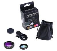 CLISPEED Universal Alloy and 37mm Phone Wide 0.45x Angle Lens Clip Microspur Macro Lens, Aluminium Optical Glass, Two-piece Design Ensuring High Transmittance for Mobile Photography