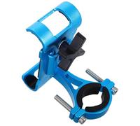 CLISPEED Universal Bike Phone Holder for Motorcycles and Bicycles, Aluminium Alloy Mount with Easy Installation, Blue Colour, Compatible with Smartphones, for Electric Bikes and Road