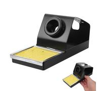 CLISPEED Universal Metal Soldering Iron Stand with Sponge and Eight Top Holes, Organizer for Screwdrivers and Soldering Pen, for Outdoor Creation and Wood Burning Projects