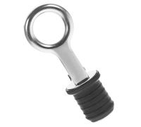 CLISPEED Universal Stainless Steel Boat Drain Plug for Kayaks and Boats, Leak-resistant Rubber Seal, 25mm Replacement Marine Fitting for Water Sports and Outdoor Use