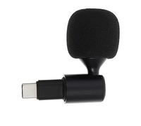 CLISPEED Usb c Foldable Microphone for Live Streaming and Recording, Flexible Bendable Mini Microphone Compatible Laptops, Phones, and Tablets for Singing and Voice Calls