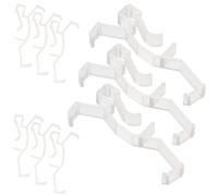 CLISPEED Valance Clips for Window Blinds and Valance Accessories and Easy to Store 10pcs Sturdy Material Suitable for Home and Hotel Window Treatments