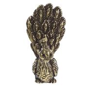 CLISPEED Vintage Brass Peacock Drawer Cup Pulls for Furniture and Drawers Easy Installation with Antique Style for Home Decor and Bathroom