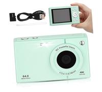 CLISPEED Vintage Digital Camera Zoom Screen Memory Wifi Pocket Camera for Travel and Students Retro Green for Photography Enthusiasts