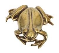 CLISPEED Vintage Frogs Statue Ornament Frogs Figurine Craft Sculpture Home Decor Tabletop Decoration Living Accessories Art Deco Ornaments