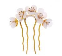 CLISPEED Vintage Hairpin Chinese Traditional Hair Accessories Jade Charming Eye-catching Retro Style Simple Bridal Hair Pin for Wedding