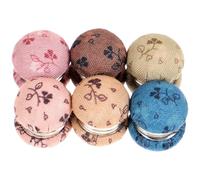 CLISPEED Vintage Magnetic Brooch Pins Not Easy to Fade Or Fall off Simple and Delicate Design 6 Pairs Decorative Metal Magnetic Buttons Random Color for for Women for Clothing and Scarves