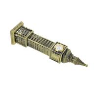 CLISPEED Vintage Retro Big Model Figurine Metal Alloy Desktop Decor Artistic London Souvenir with Precise Detailing and Classic Bronze Finish for Home Interior Accent