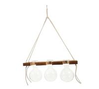 CLISPEED Wall Hanging Hydroponic Planter Hydroponic Flower Holder Glass Flower Pot Planting Glass Bottle Rack Wall Hangers for Indoors Home Flowerpot