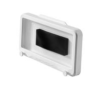 CLISPEED Wall-mounted Smartphone Holder for Bathroom Adhesive Mobile Phone Box with Pet Material Convenient Touch Operation No Drilling Required Home Use Storage