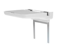 CLISPEED Wall Outlet Shelf Camera Mount Bracket No Punching Wall Mount for Security Cameras with Wire Management Space Metal and Engineering Construction Easy Installation White