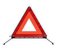 CLISPEED Warning Triangle Foldable with Strong Reflectivity and Plastic Material Reflective Emergency Sign and Early Warning for Road Trip Safety