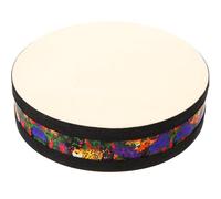 CLISPEED Wave Sounds Percussion Drum for Beginner Black Lambskin and Wood Ocean Drum with Sturdy Frame and Smooth Surface for Birthday and New Year Music Instruments for Adults