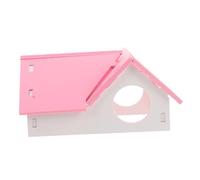 CLISPEED Wear Resistant Small Animal Hideout House for Hamsters Guinea Pigs Rats Durable Safe Play Castle with Smooth Edges Multipurpose Cozy Hideaway for Rabbits and Small Pets