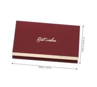 CLISPEED Wedding Vows Not Easy to Break Or Fade with Delicate Design Oath Cards Premium Paper Elegant and Pretty for Wedding Banquets for Special Speeches