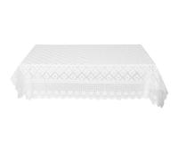 CLISPEED White Lace Piano Protective Cover for Upright Pianos Modern Elegant Design Dust and Dirt Protection Suitable for Home Use 140cm X 140cm