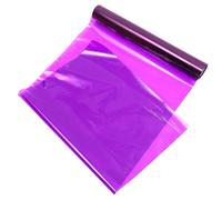 CLISPEED Wide Purple Cellophane Wrap Film for Flower Bouquet Packaging Wrapping Material Roll for Christmas Wedding Birthday and Year Celebrations