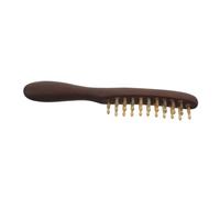 CLISPEED Wide Tooth Wooden Scalp Massage Comb with Sandalwood Handle for Men and Women Natural Sandalwood Hair Detangling Tool with Smooth Finish and Comfortable Grip Grooming Comb for