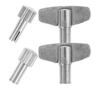 CLISPEED Winding Key Clock Winding Key for Clock Metal Steel Reusable Replace The Old Home Silver