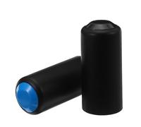 CLISPEED Wireless Microphone Battery Cover Sleeve in Dark and Navy 2pcs Mic Protective Tail Cap Compatible with Pgx2 Slx2 Pg58 Beta58 for Music and Stage Use