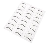 CLISPEED Women Makeup Eyebrow Template 6 Pcs Disposable Eyebrow Stencil Set with 1,2,4,5,7,8 Styles for Quick Brow Design and Natural Look