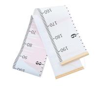 CLISPEED Wood Fabric Hanging Height Chart Ruler for Cartoon Wall Growth Chart Decoration Sturdy Measurement Ruler for Nursery Bedroom Rooms