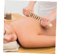 CLISPEED Wood Gua Sha Scraper Body Massage Boards for Home Use Lightweight Acupoint Massagers with Fish Tail Nine-Wheel Torch and Back Pulling Designs to Promote and Muscle Relaxation