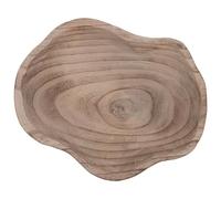 CLISPEED Wooden Butterfly Water Bowl Vintage Rustic Bird Bath Basin