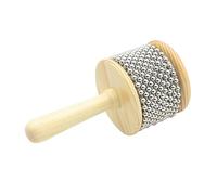 CLISPEED Wooden Cabasa Hand Shaker Large Preschool Teaching Tool Lightweight Percussion Instrument for Music Therapy and Classroom Rhythm Practice